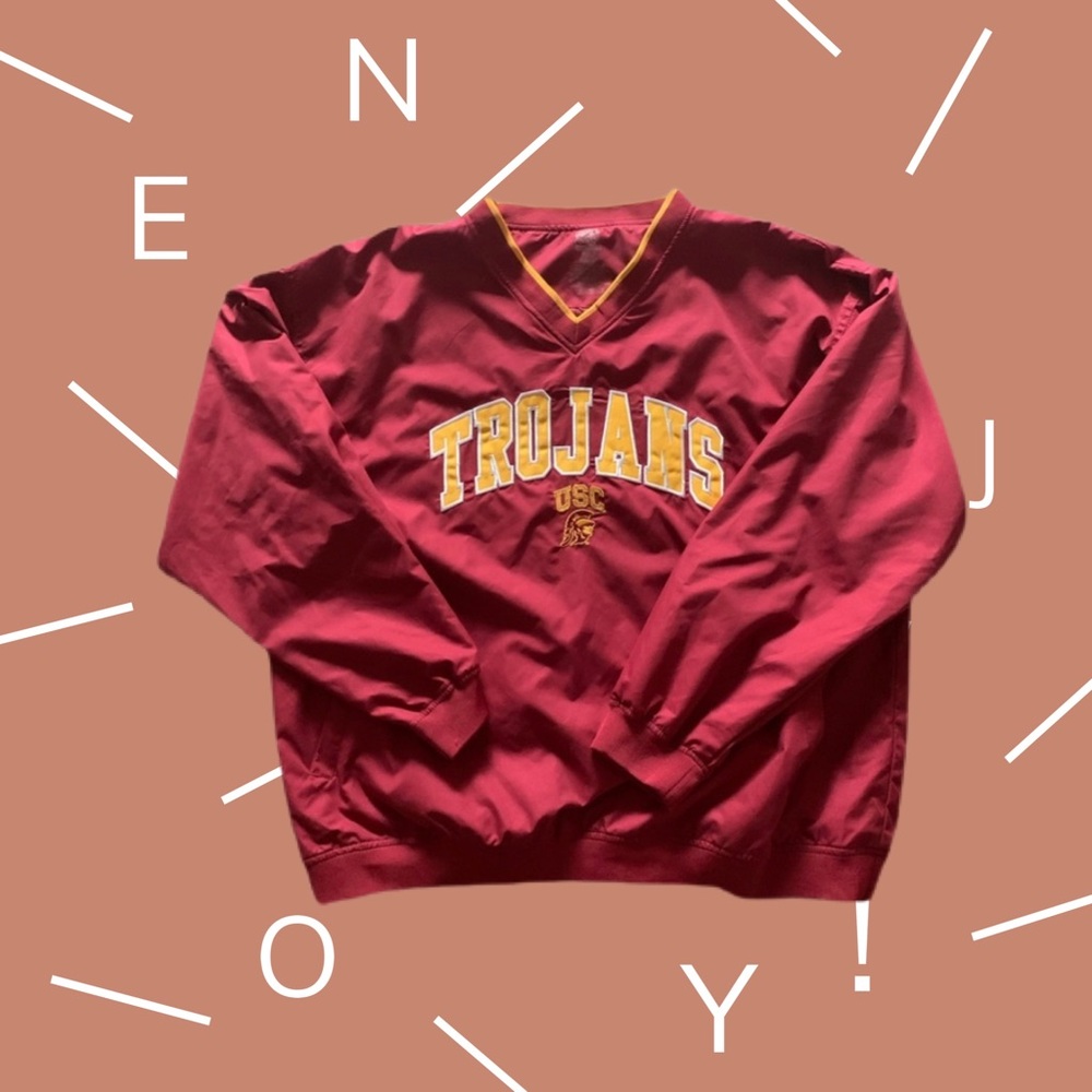 USC Trojans Pull Over Windbreaker